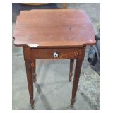 Vintage side table 30"H x 21"W