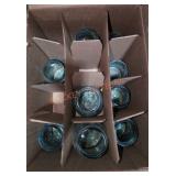 Blue Mason jars