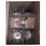Gold Trim Glass Goblets