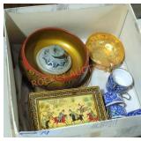 Misc Vintage Dishes & Trinket Box