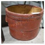 Vintage Primitive Wooden Bucket
