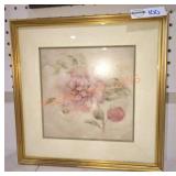 Dusty Pink Rose Art Print