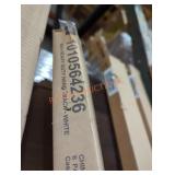 80" heavy duty hang track white