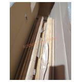 Box of pull down wooden shades