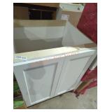 White base cabinet