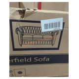 Emery chesterfield sofa white