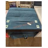 Blue fabric chair