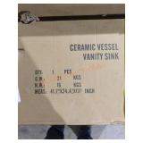 Ceramic Vessel Vanity Sink