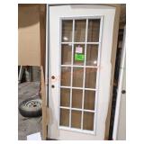 36"x80" Glass Paneled Door