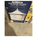 gibraltar aluminum post mount mailbox