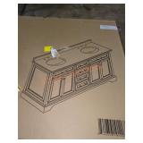 Double Vanity Combo 61"x22"x 35"