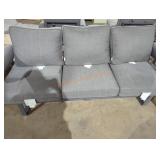 Gray 3 person couch