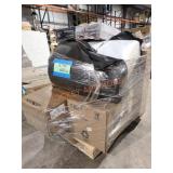 Skid Lot Assorted Items. Toilet Bowls, Fire Pit,