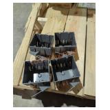 4 gray 2 gang switch boxes