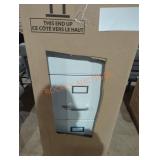 Gray filing cabinet
