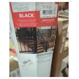 Aluminum 3" x 42" post kit black