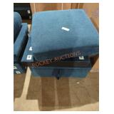 Blue fabric chair