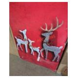 3 PC family deer led