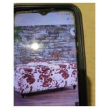 Storage Ottoman Cow Print
