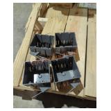 4 gray 2 gang switch boxes