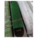 Green grass like carpet roll