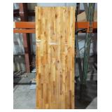 Butcher block countertop