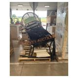 Patio set; Outdoor chairs and pad, and outdoor