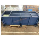 22 Drawer mobile storage cabinet, blue, power cord