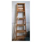Vintage Werner Wooden Paint Ladder Vintage Werner Wooden Paint Ladder