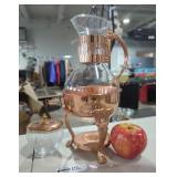 Vintage Copper & Glass Coffee Carafe Vintage Copper & Glass Coffee Carafe