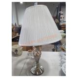Silver Tone Table Lamp Silver Tone Table Lamp