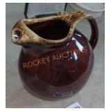 Vintage Hull Pottery Brown Drop Glaze Pitcher Vintage Hull Pottery Brown Drop Glaze Pitcher