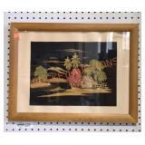 Asian Textile Art Piece Asian Textile Art Piece