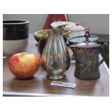 Pewter and Plated Pitchers Pewter and Plated Pitchers
