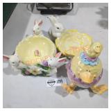 Three Easter Ceramics Three Easter Ceramics