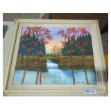 Ruth L. Rice Signed Original Acrylic Painting Ruth L. Rice Signed Original Acrylic Painting