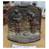 Thankful Farmers Vintage Bronze Bookends Thankful Farmers Vintage Bronze Bookends