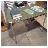 Vintage Folding Green Table Vintage Folding Green Table