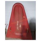 Vintage Blazon Snow Wing Metal Sled Vintage Blazon Snow Wing Metal Sled