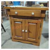 Vintage Wood Nightstand Vintage Wood Nightstand