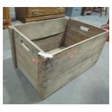 Large Vintage Wood Crate Large Vintage Wood Crate
