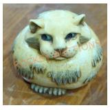 Pot Belly Figurine & Wood Display Pot Belly Figurine & Wood Display