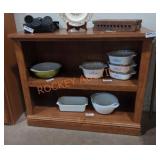 35.5"W × 14"D × 31"H Wood Shelving 35.5"W × 14"D × 31"H Wood Shelving