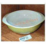 Pyrex Green Milk Glass Round Casserole Dish Pyrex Green Milk Glass Round Casserole Dish