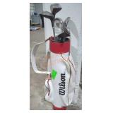 Vintage Wilson Golf Clubs & Bag Vintage Wilson Golf Clubs & Bag