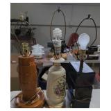 Three Decorative Table Lamps Three Decorative Table Lamps