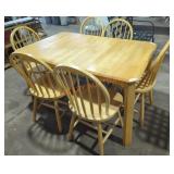 7-Piece Wood Dining Set 7-Piece Wood Dining Set