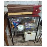 Three Tier Shelving with Contents Three Tier Shelving with Contents