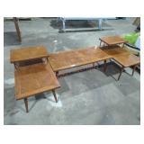 Vintage Side Tables & Coffee Table Set - Qty 3 Vintage Side Tables & Coffee Table Set - Qty 3