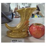 Vintage Weeping Bright Cornucopia Vase Vintage Weeping Bright Cornucopia Vase